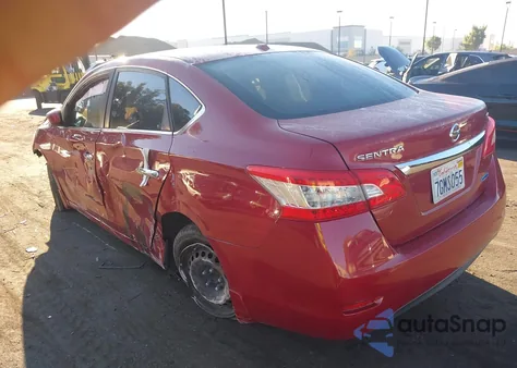 2014 Nissan Sentra Sv z USA, uszkodzony, nr VIN 3N1AB7AP4EY313703